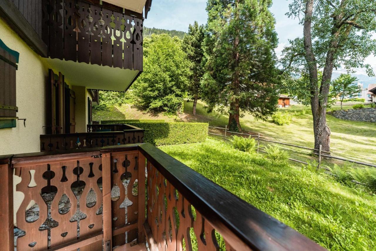 Encantador apartamento con balcones a 5min del telecabina Bettex Villa Saint-Gervais-les-Bains Exterior foto